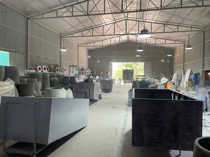 Chậu theo thiết kế, chậu cong